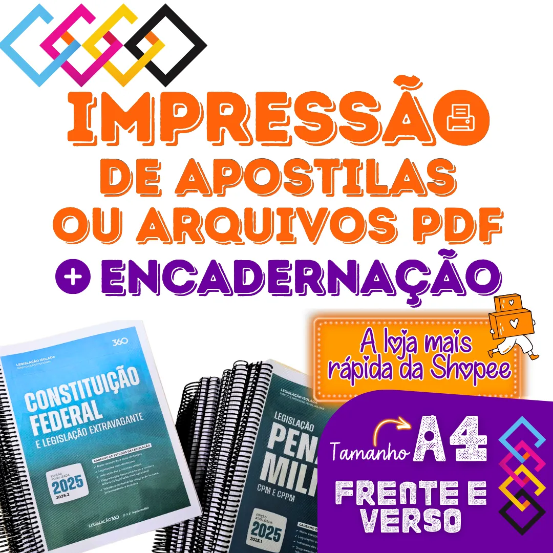 Impressão A4  Frente e Verso Preto e Branco 75g