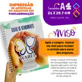 Impressão A4 Encadernação Capa Dura 90g 2