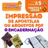 Impressão A5 Encadernação Simples 75g 1