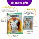 Impressão A4 Encadernação Capa Dura 120g 3